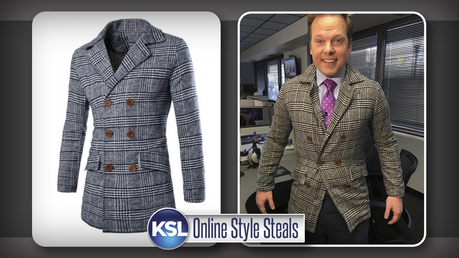 Andrew Wittenberg and his purchase. (Photo: KSL-TV)