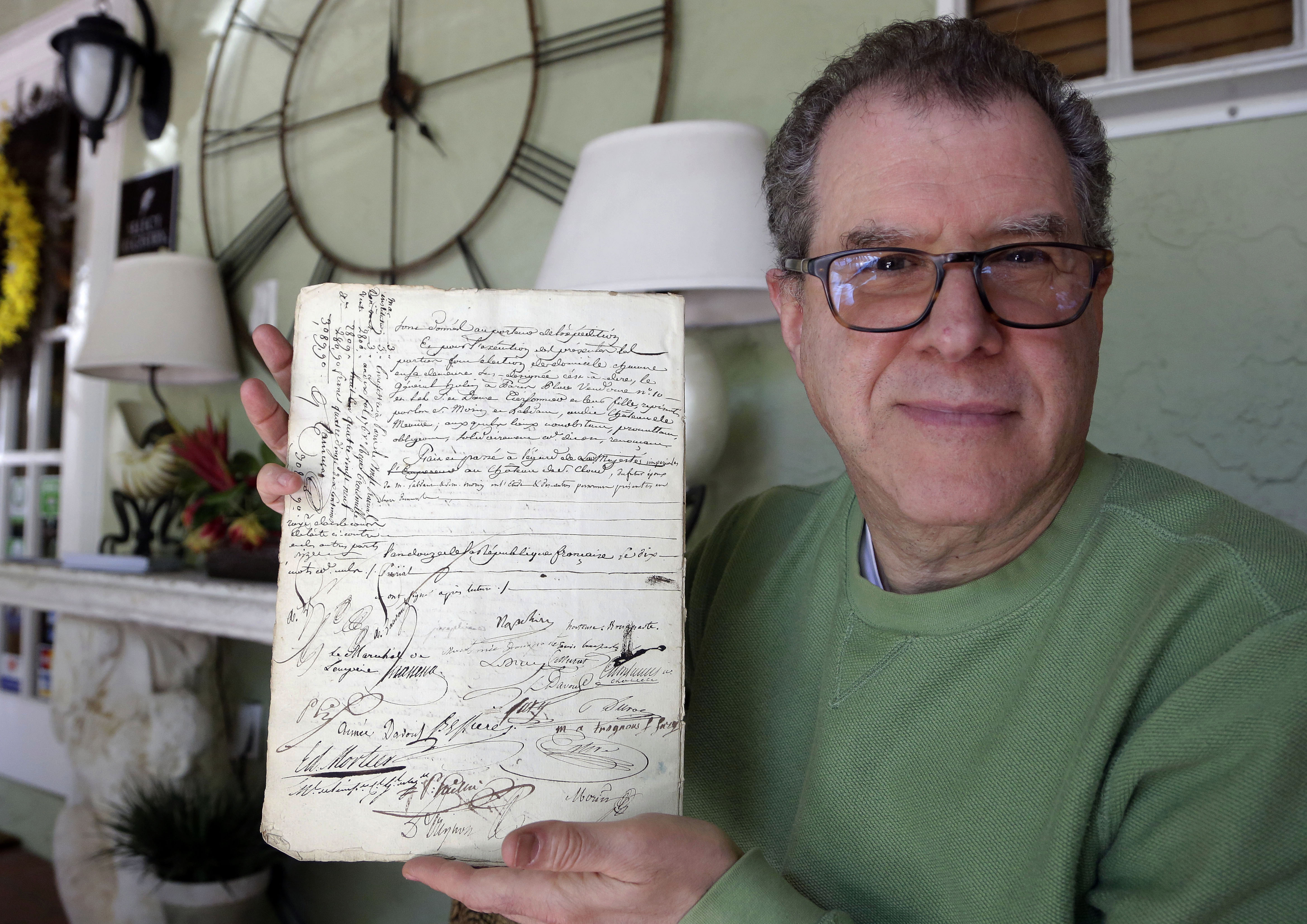 Note boasts rare signatures of lovebirds Napoleon, Josephine