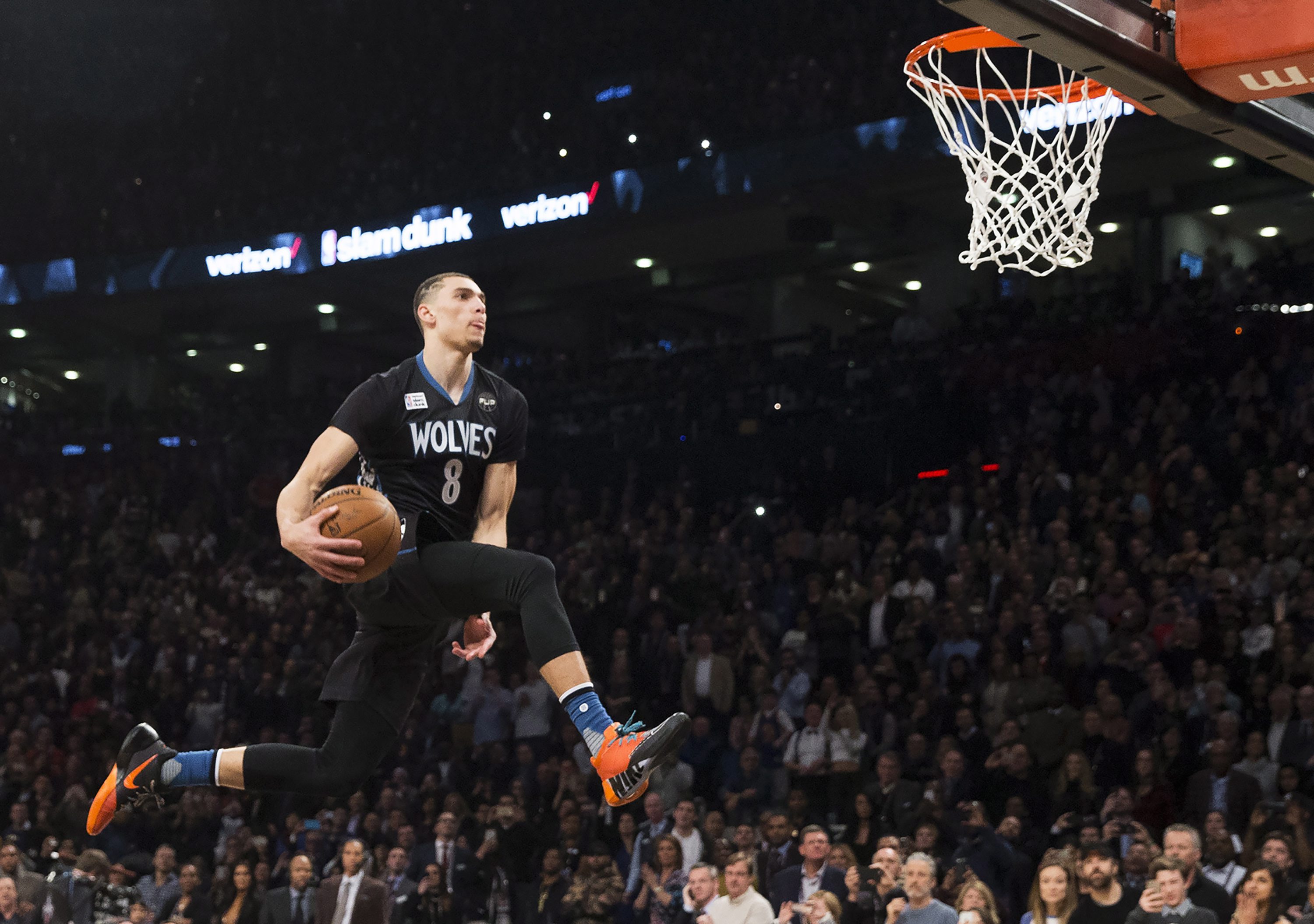 NBA slam dunk contest scores big on TV, social media
