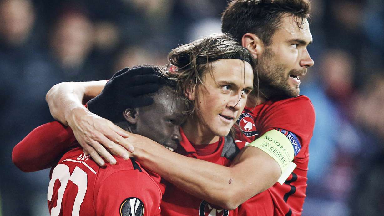 United humbled in 2-1 loss at Midtjylland in Europa League