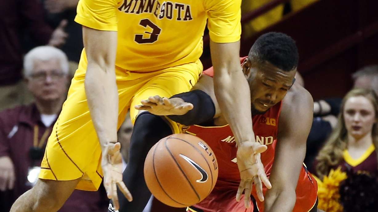 Minnesota stuns No. 6 Maryland for 1st Big 10 win of year