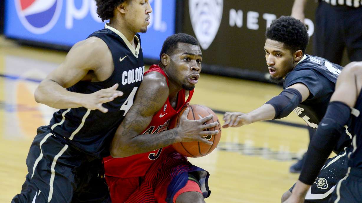 Colorado ends skid vs ninth-ranked Arizona, 75-72