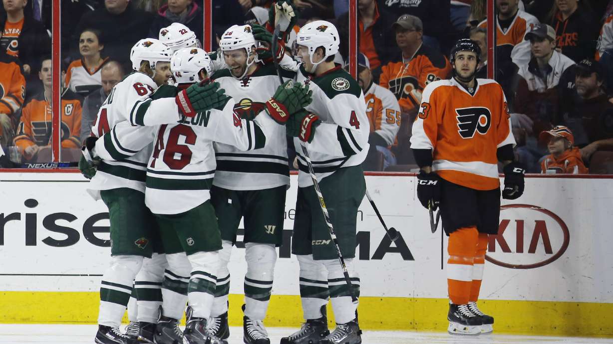 Bellemare's third-period goal leads Flyers past Wild 3-2