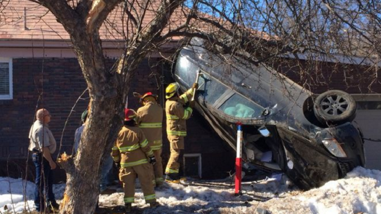 Madre y su pequeño de UT se salvan milagrosamente luego de hoque en su casa