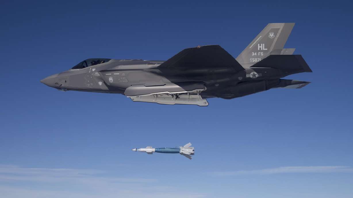 Fighter jet milestone reached as Air Force tests F-35A weapons in Utah