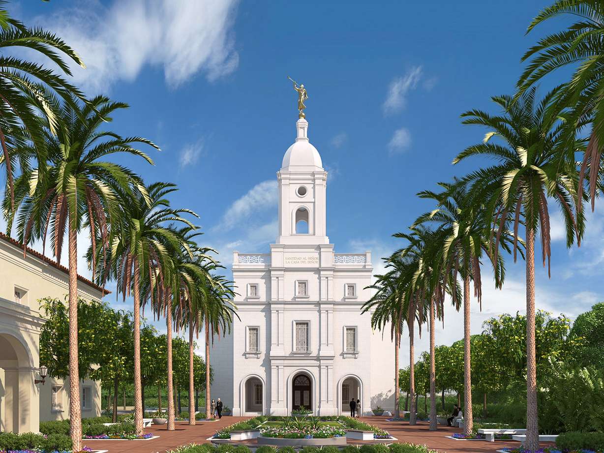Rendering of the Barranquilla Colombia Temple. © 2016 by Intellectual Reserve, Inc. All rights reserved.