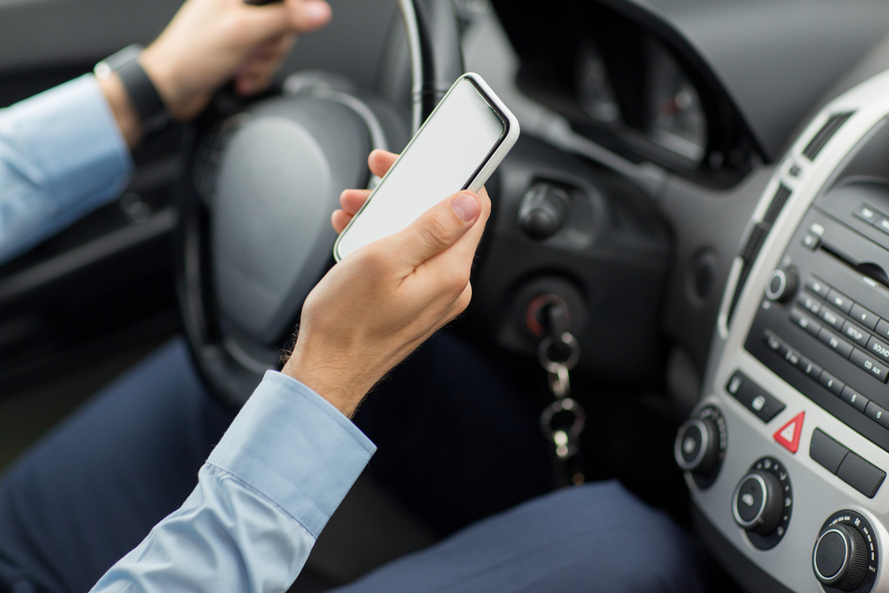 Drivers engaging in risky behavior behind the wheel