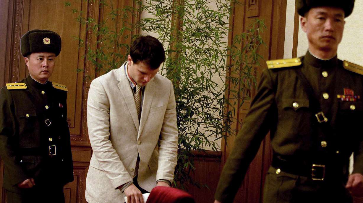 North Korea gives media a look at detained American