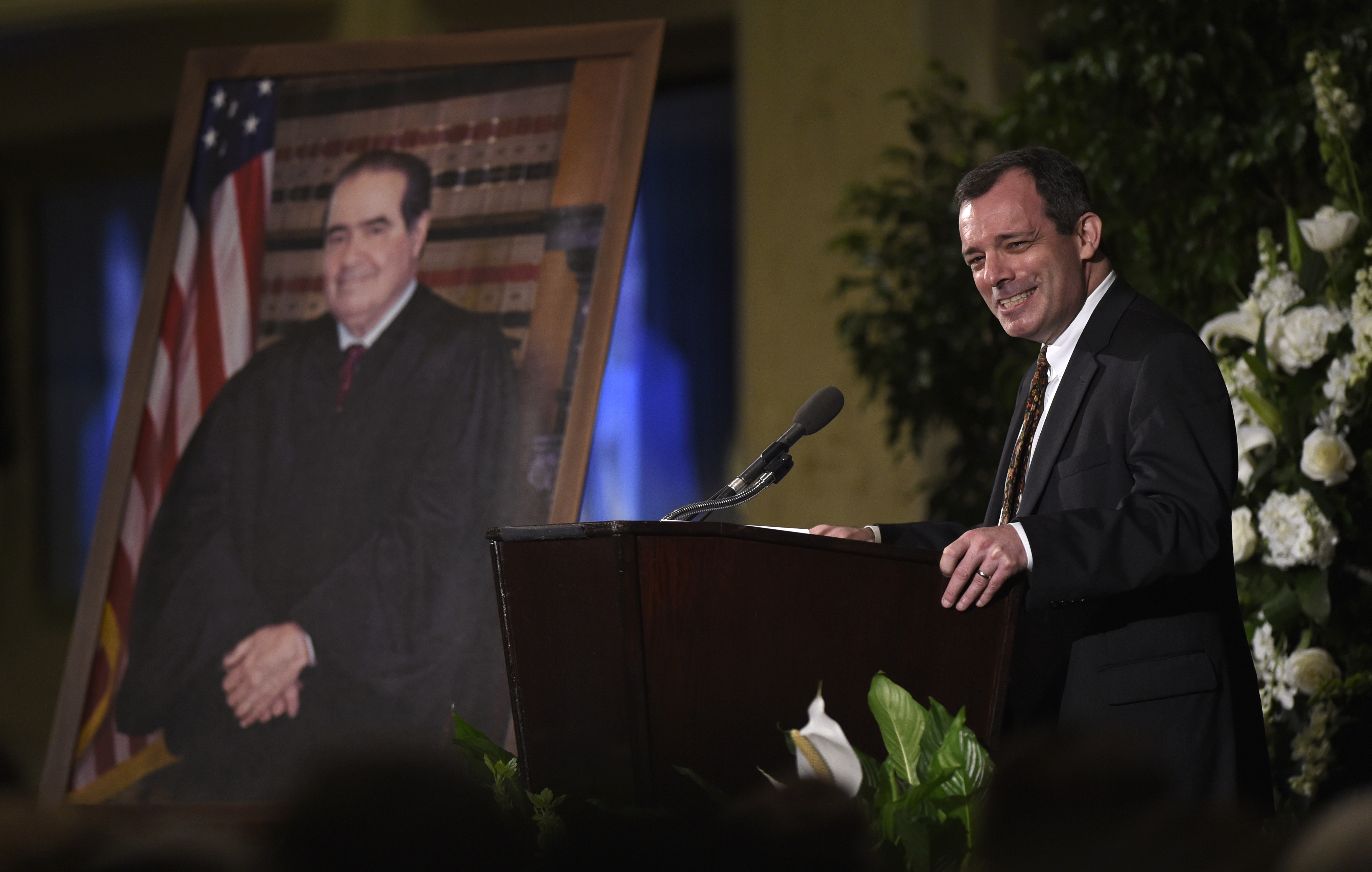 Scalia remembered as dad, colleague, friend at memorial