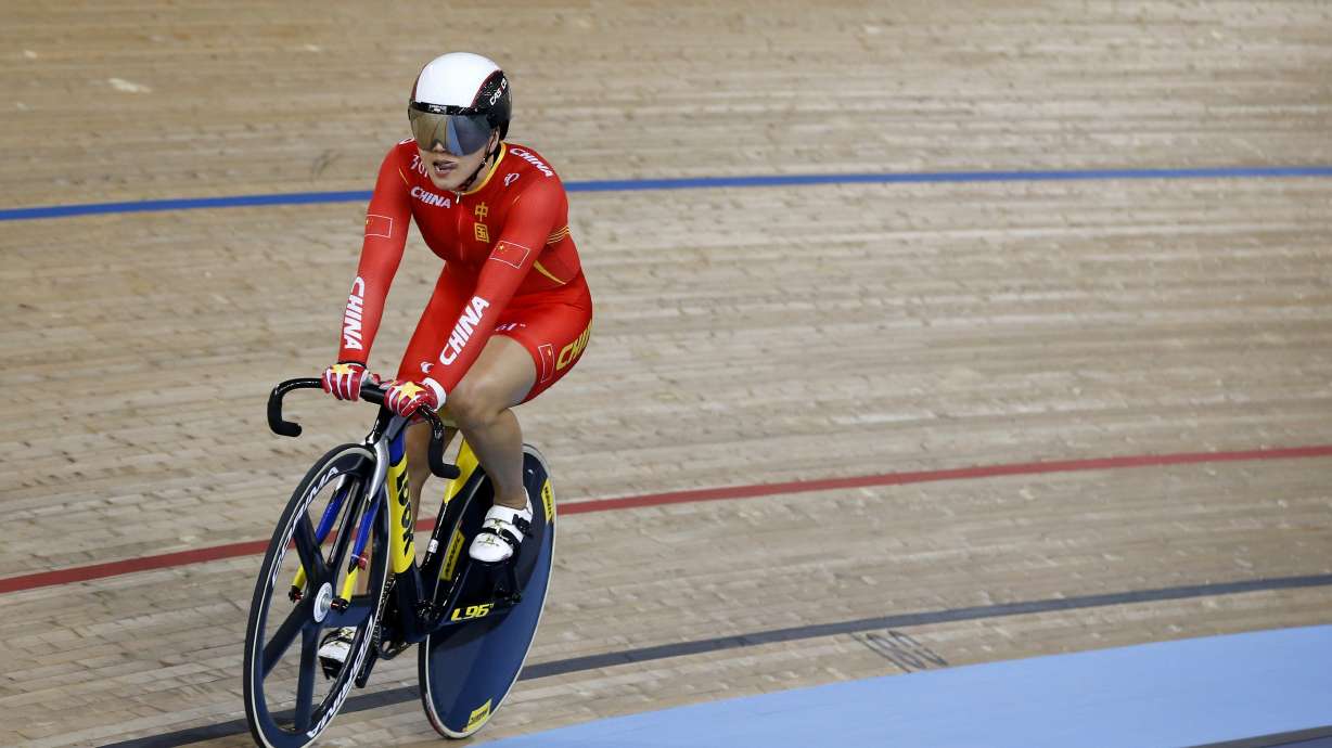 Russia takes gold in track sprint after penalty for China
