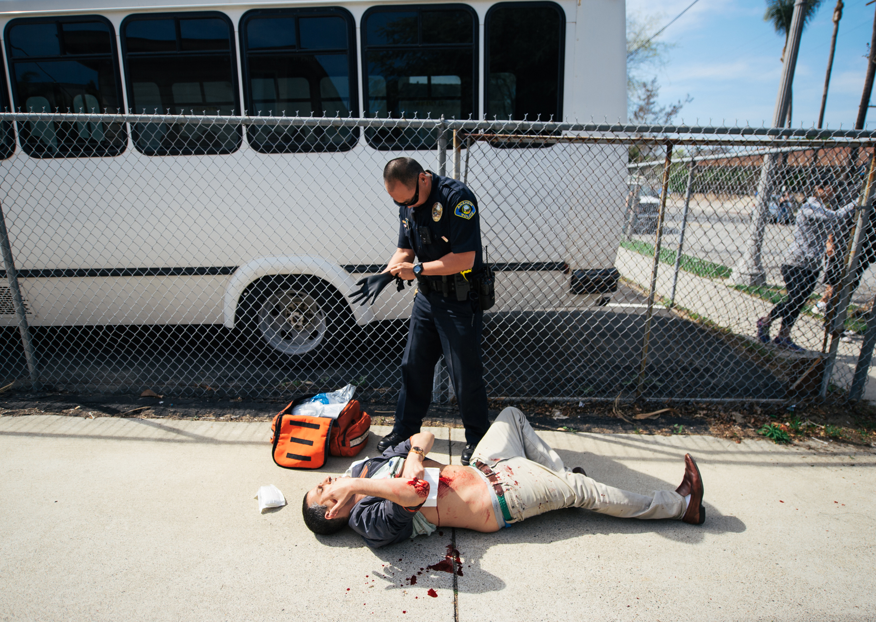 Protesters in KKK brawl released from jail pending charges