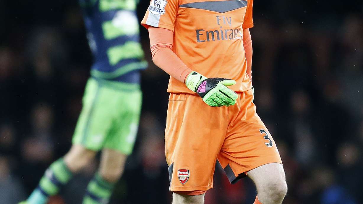 Arsenal goalie Petr Cech out for up to 4 weeks, says coach