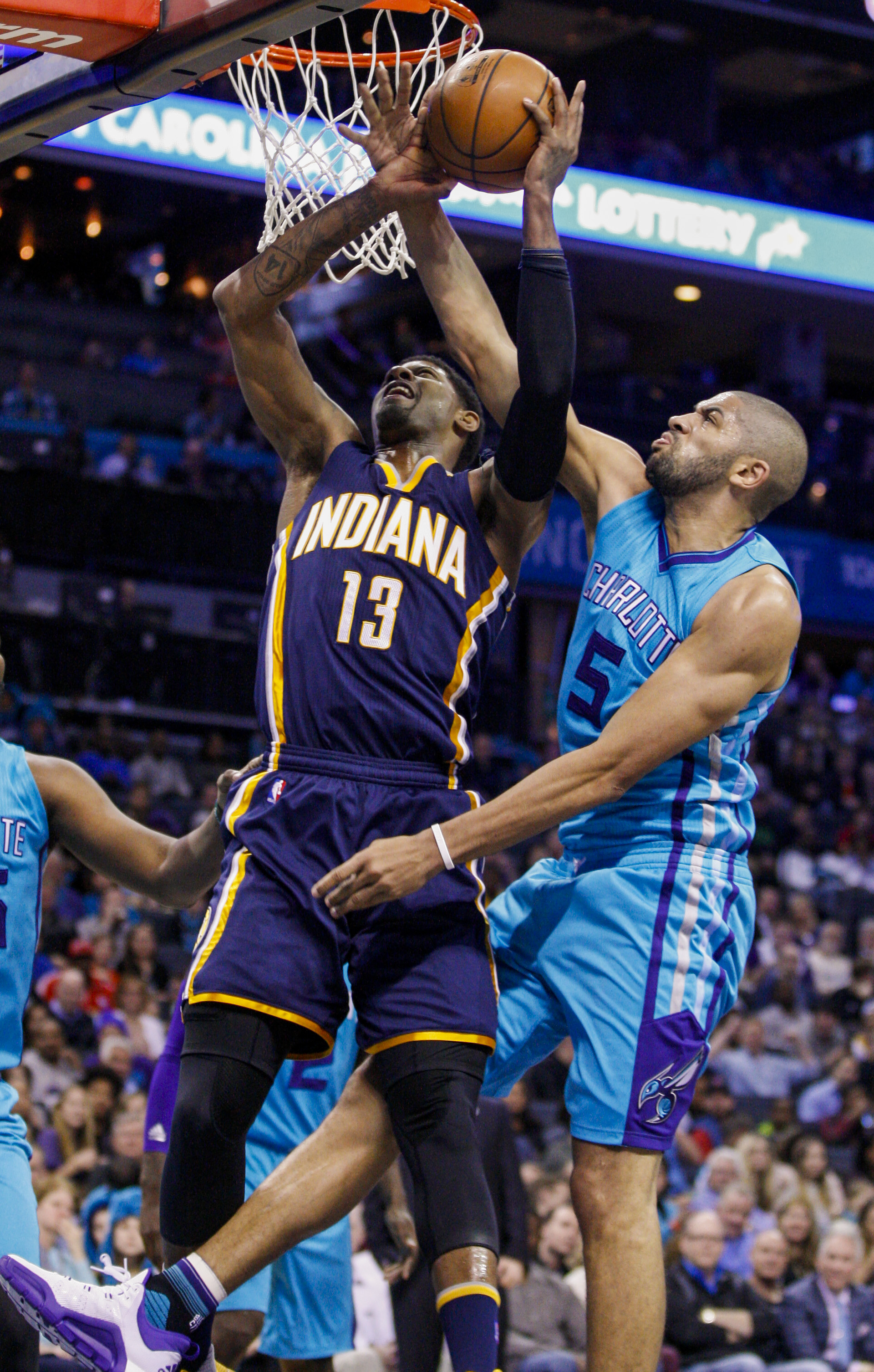 Walker, Batum lead Hornets over Pacers 108-101