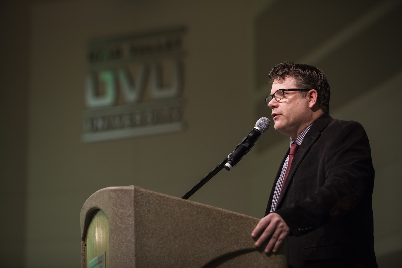 Lord of the Rings actor Sean Astin speaks at UVU Conference on Addiction