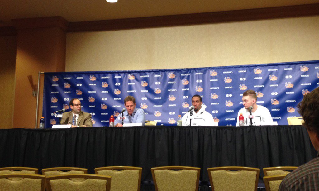 "It's a different game, but the mentality has to stay the same: come out aggressive, and come out confident," Gonzaga's Erik McClellan said of BYU. "We'll have a good learning day tomorrow, and we have the best trainers in the nation. They'll take care of us and get us ready tomorrow." (Photo: KSL.com)