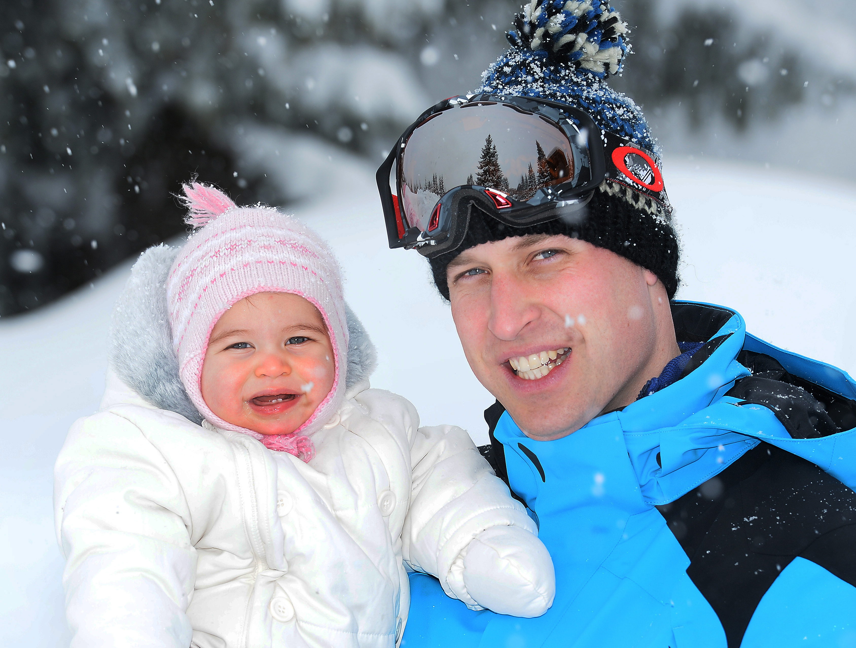 William, Kate and kids enjoy the snow in ski holiday photos