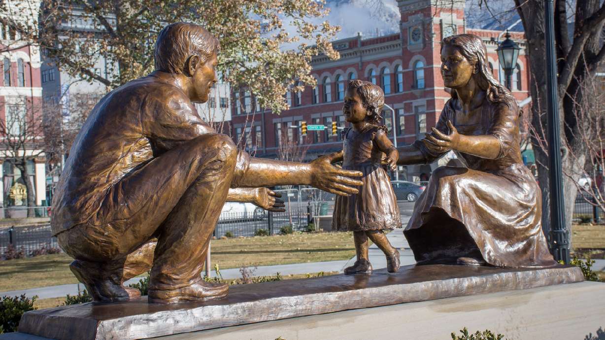 Sculptor shares interesting history of statue at new Provo Temple