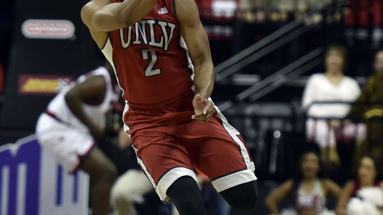 Lewis scores 27, Fresno State beats UNLV 95-82 in MW tourney