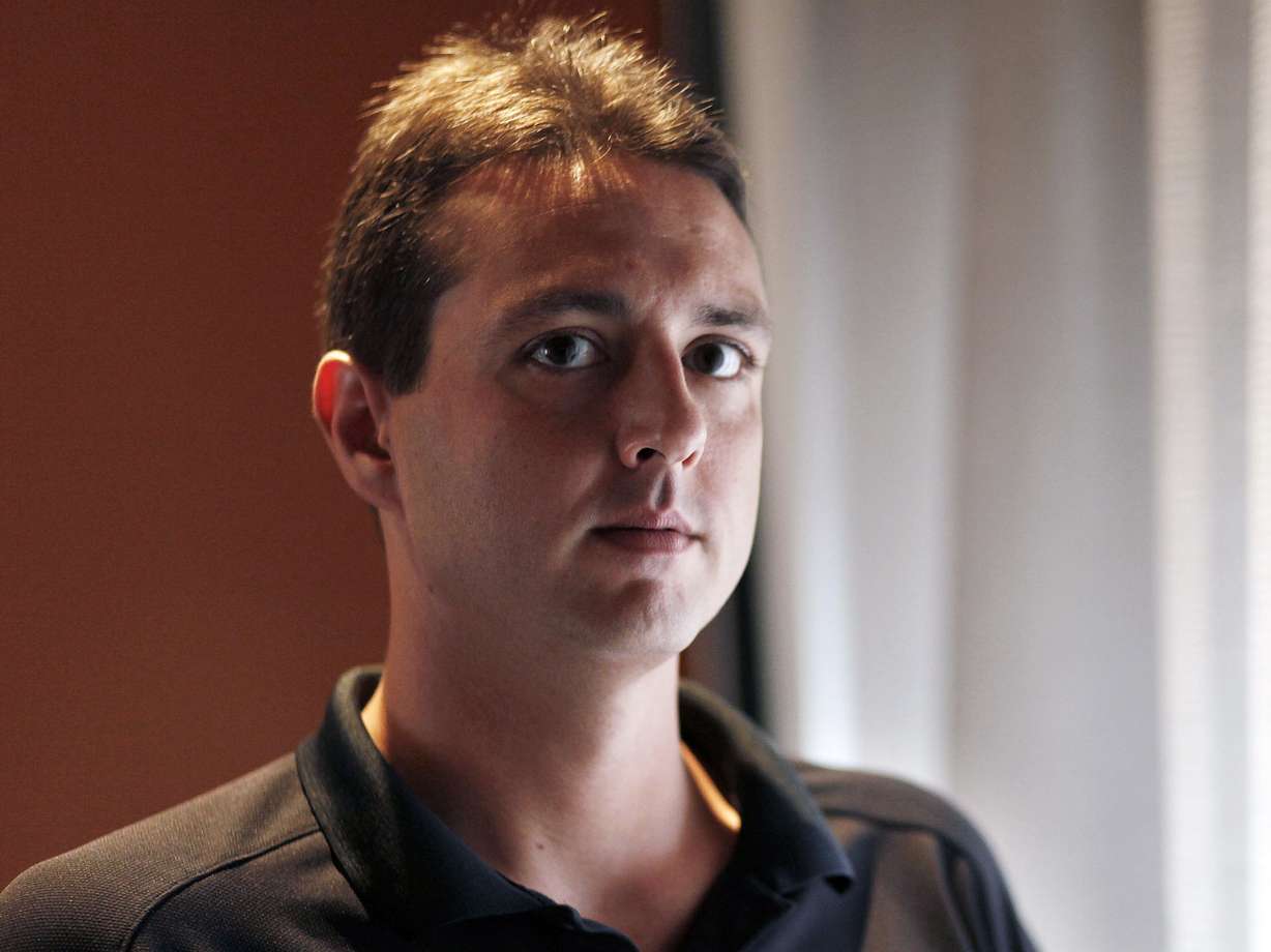 FILE- Monday, July 20, 2009. Steve Nardizzi, former CEO of the Wounded Warriors Project at their meeting at the Hotel Monaco in Washington. Photo: AP Photo