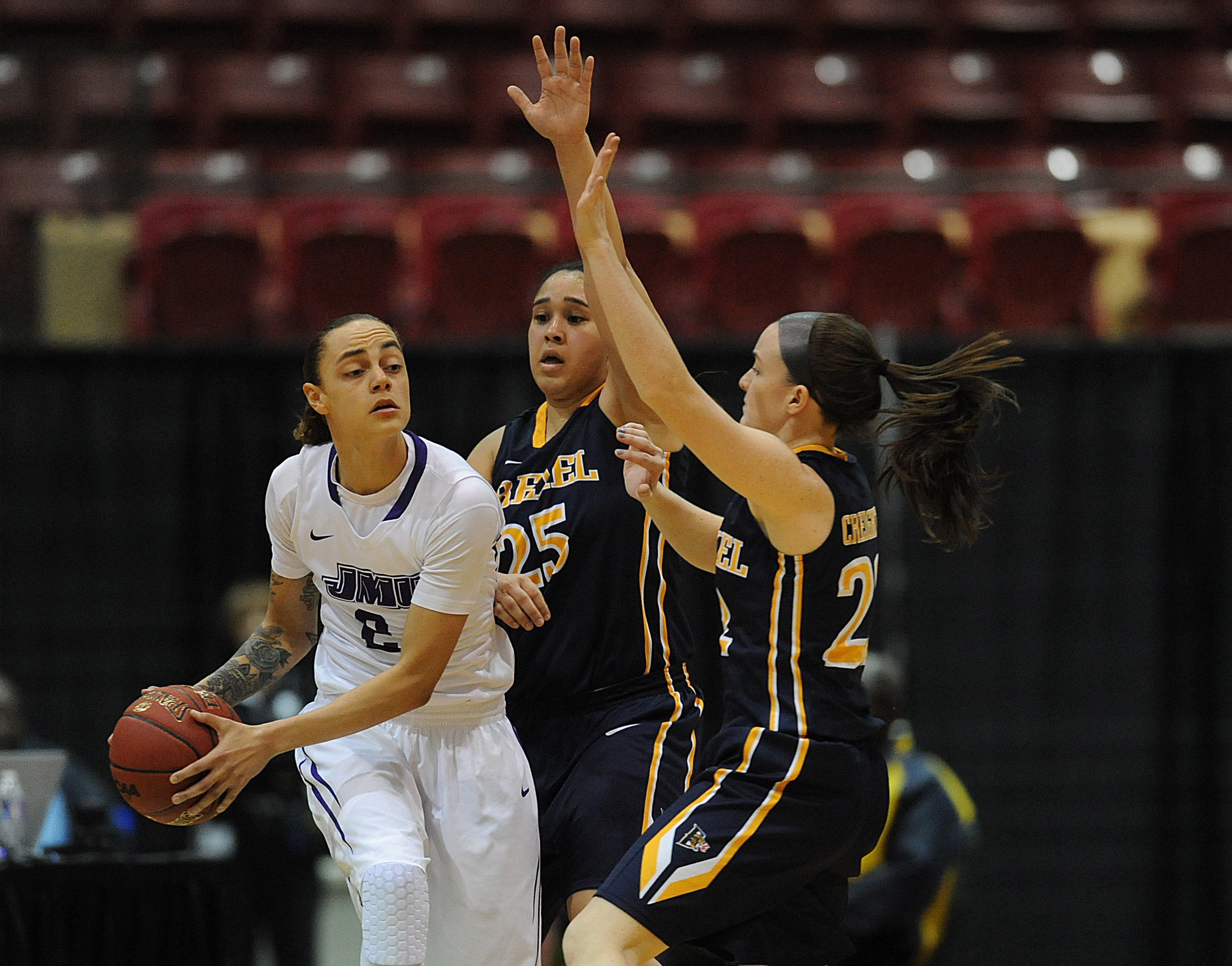 James Madison women win third straight CAA championship