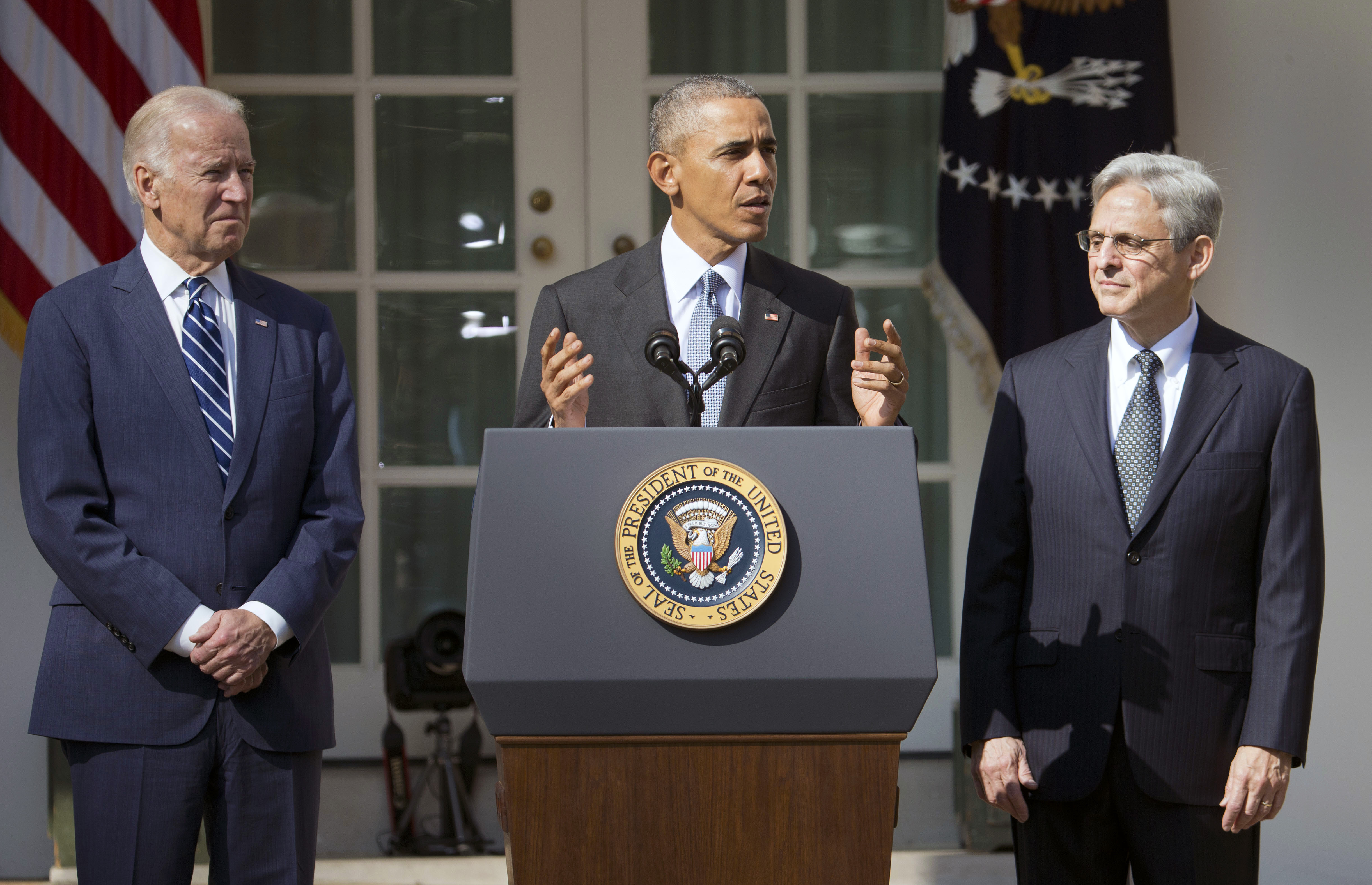 The Latest: McConnell tells Garland he won't be considered