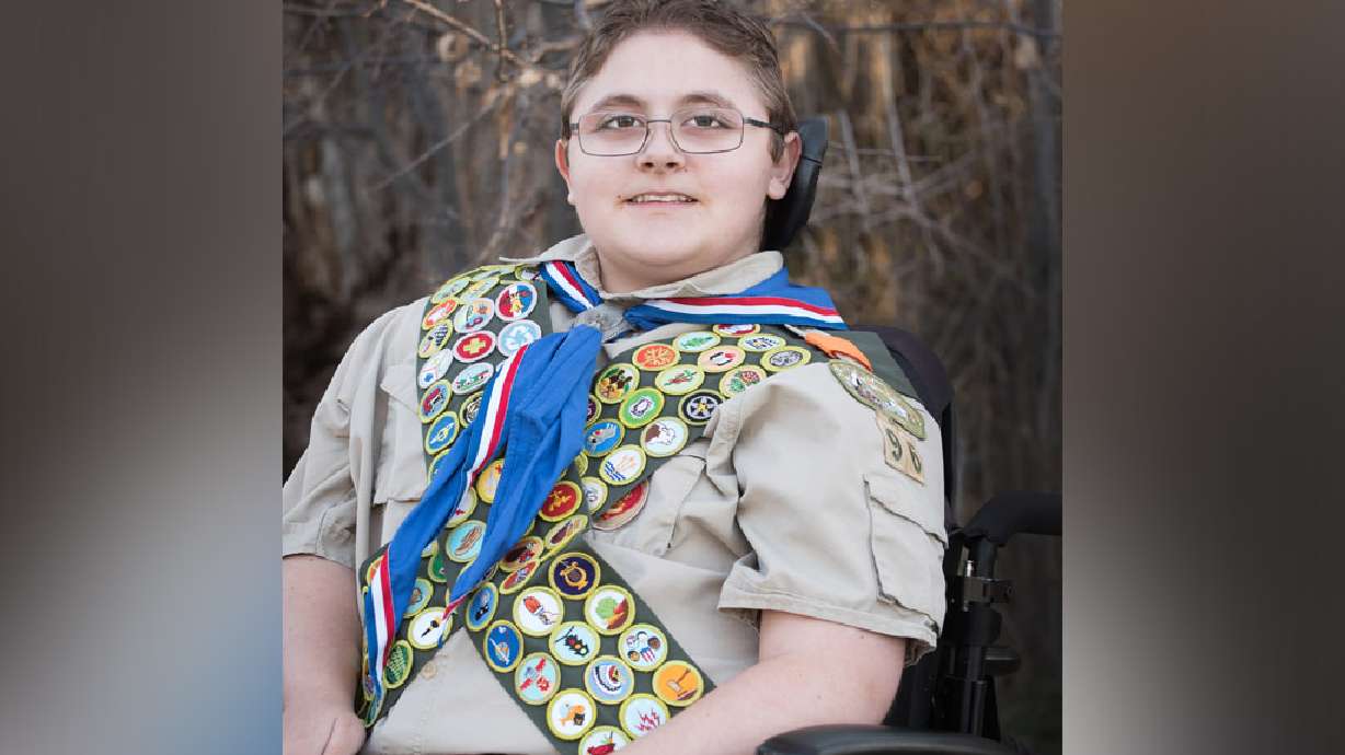 WVC teen with terminal disease earns Eagle Scout, 100 merit badges