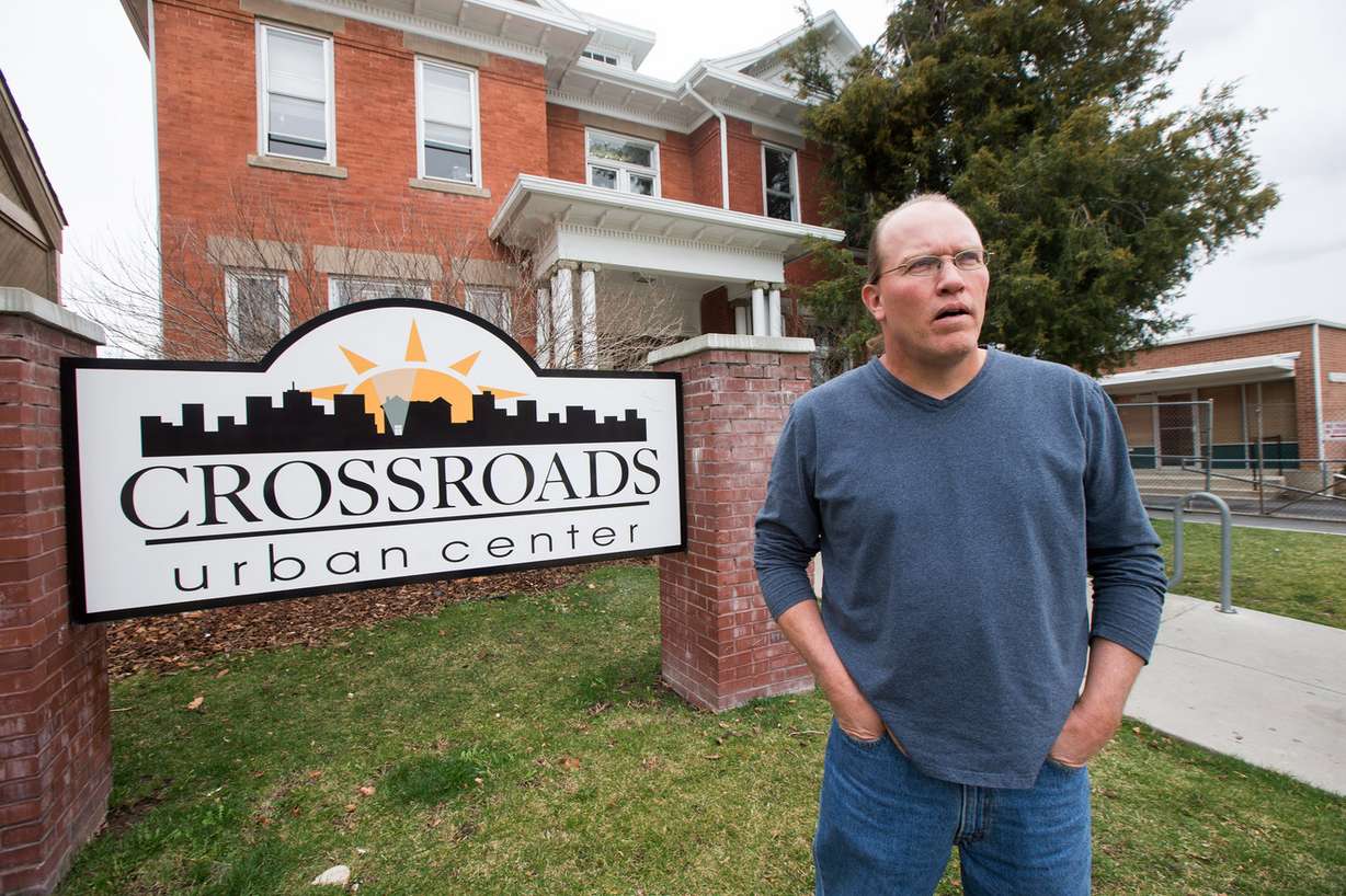 Glenn Bailey of the Crossroads Urban Center talks about the center's work on Tuesday, March 15, 2016, in Salt Lake City, as it celebrates 50 years of service and advocacy for Utahns living in poverty. (Photo: Scott G Winterton, Deseret News)