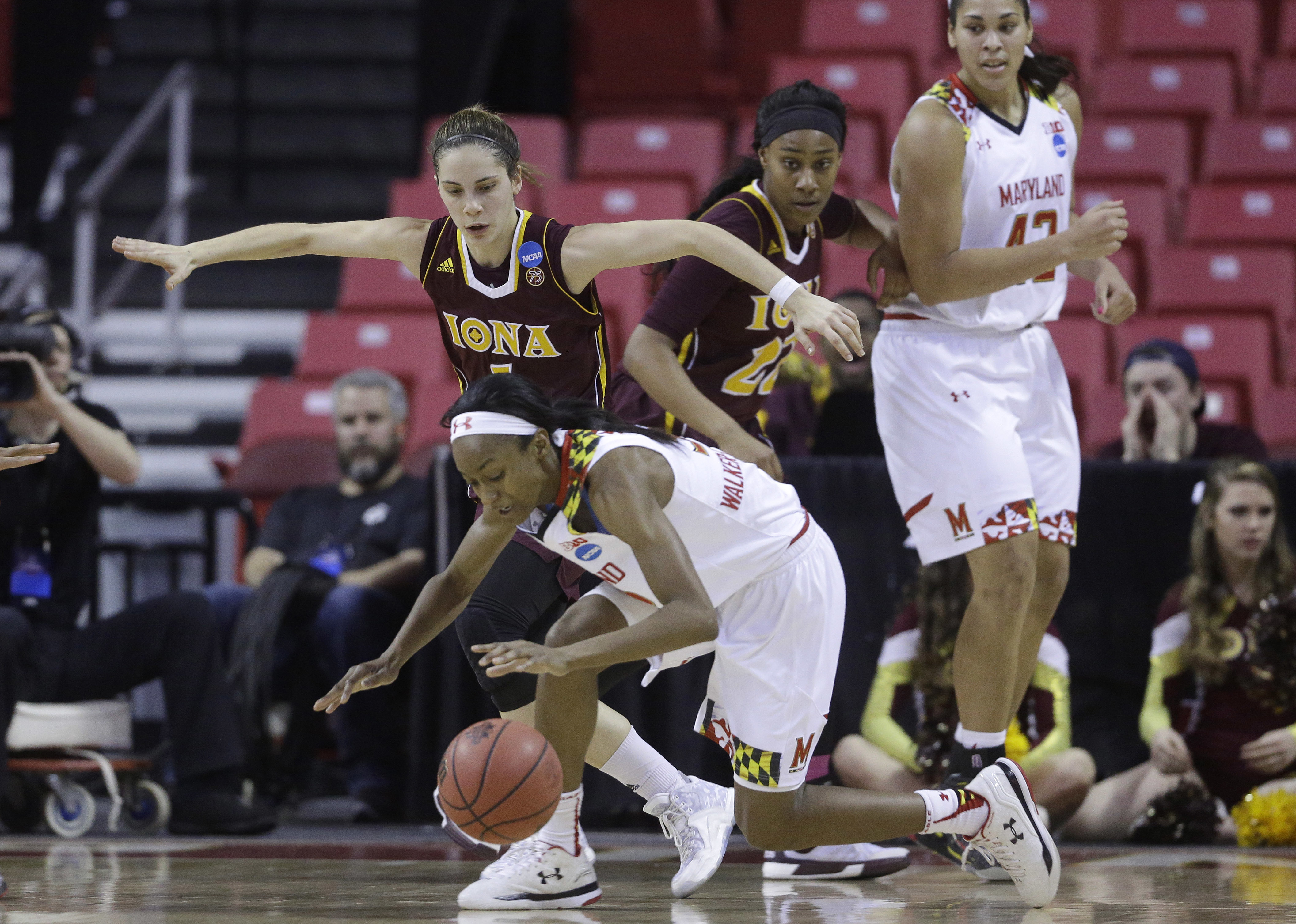Maryland spoils Iona debut in NCAA Tournament with 74-58 win