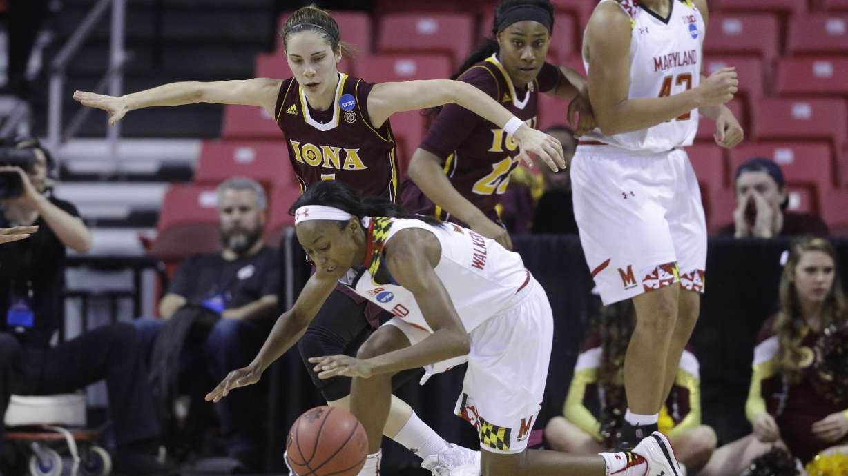 Maryland spoils Iona debut in NCAA Tournament with 74-58 win