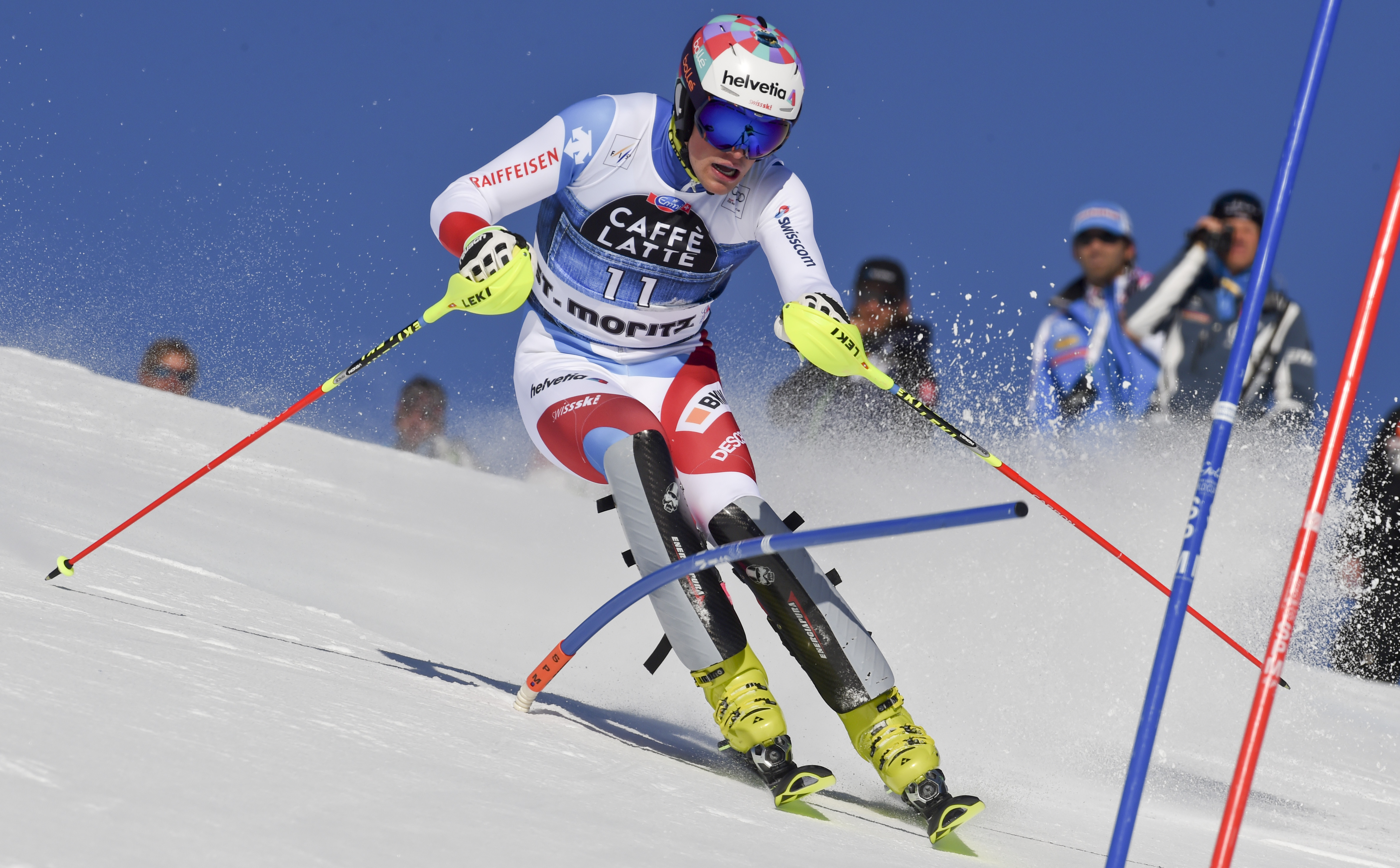 Myhrer wins slalom at World Cup finals ahead of Hirscher