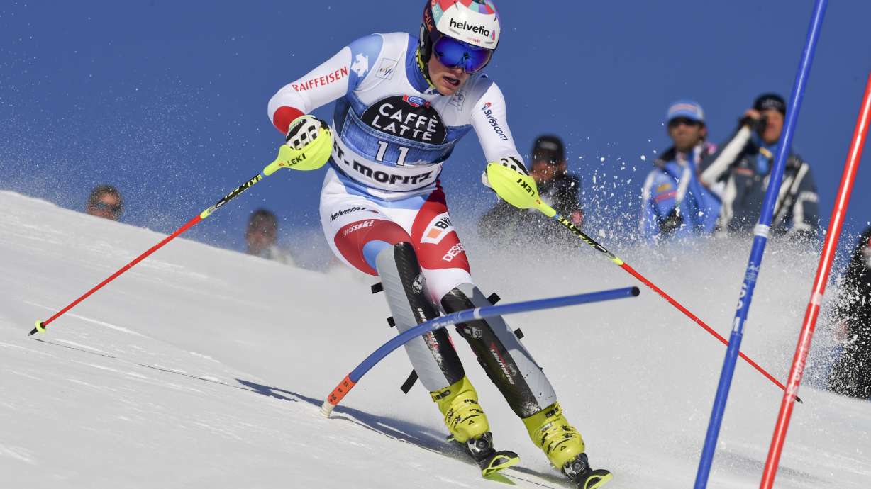 Myhrer wins slalom at World Cup finals ahead of Hirscher