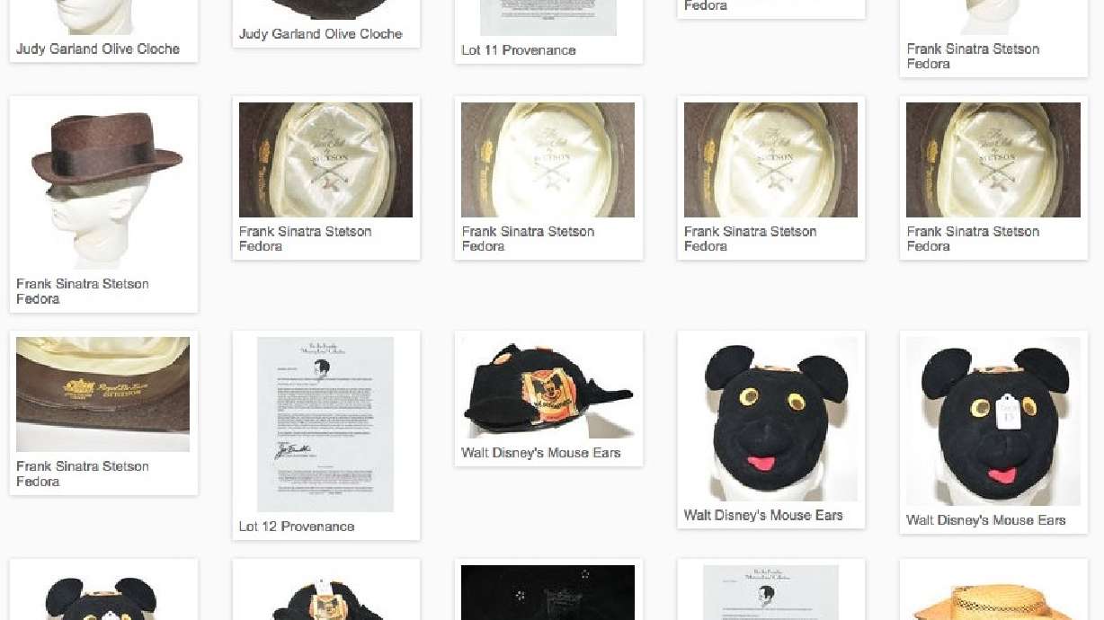 John Wayne's hat, Disney's Mickey Mouse ears, up for auction