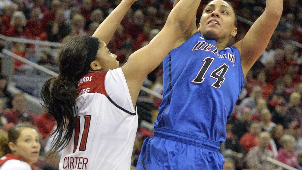 DePaul beats Louisville 73-72 behind January's 25 points