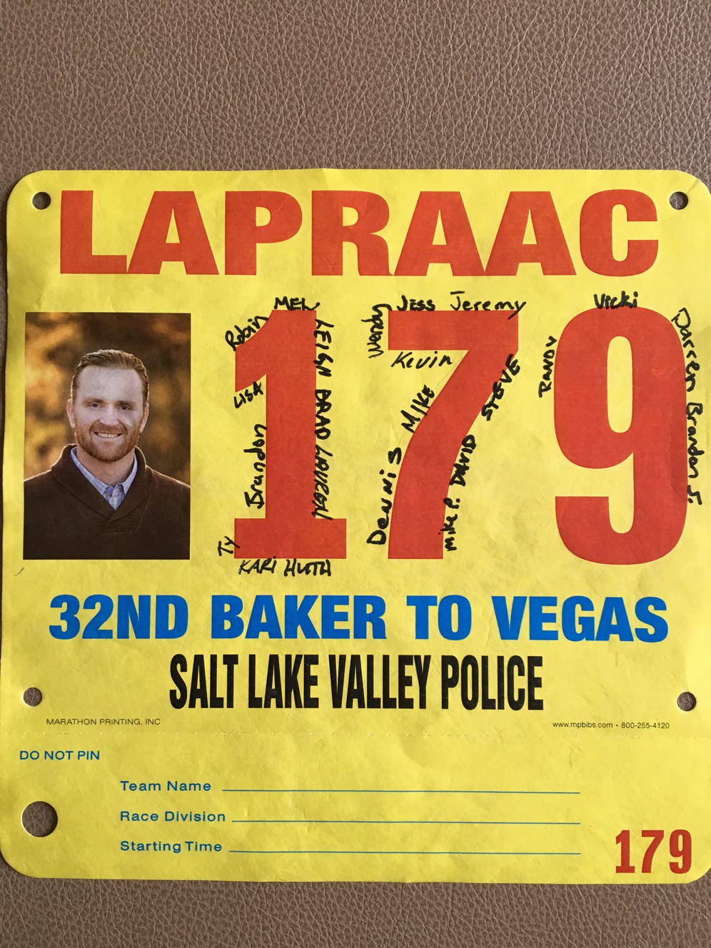 Officers run from Baker to Vegas honoring fallen comrade Doug Barney