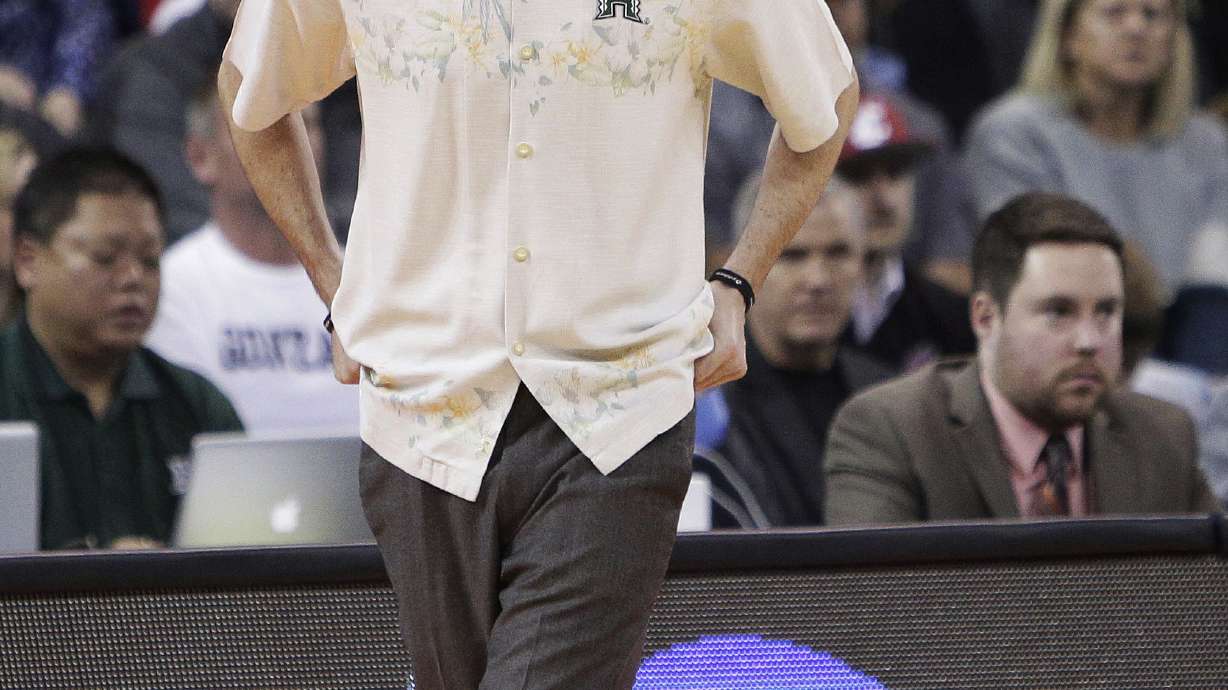 No. 5 seed Maryland beats No. 13 seed Hawaii 73-60