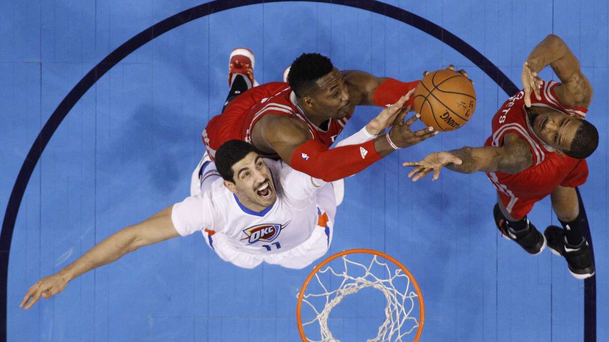 Westbrook's triple-double leads Thunder past Rockets 111-107