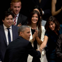 LO ULTIMO: Obama baila tango durante cena en Argentina