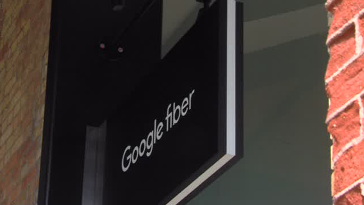Salt Lake City Mayor Jackie Biskupski announced Thursday plans for a Google Fiber store to be located at Trolley Square. Photo: KSL-TV