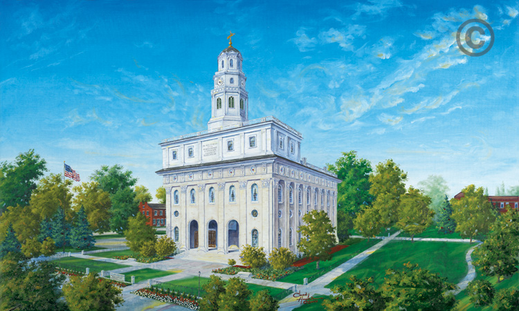 Nauvoo Temple (Photo: Artwork © Chad Hawkins Art)