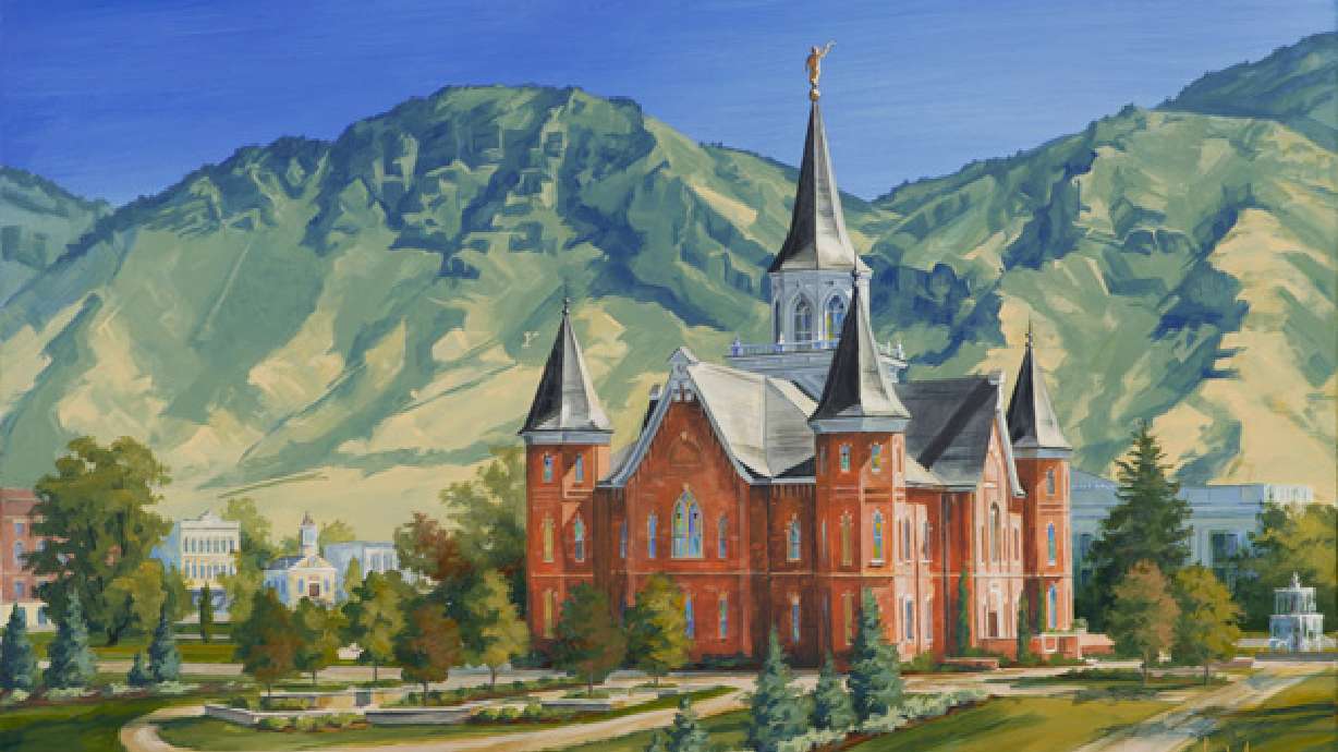 Artist beautifully illustrates all 150 LDS temples in new book