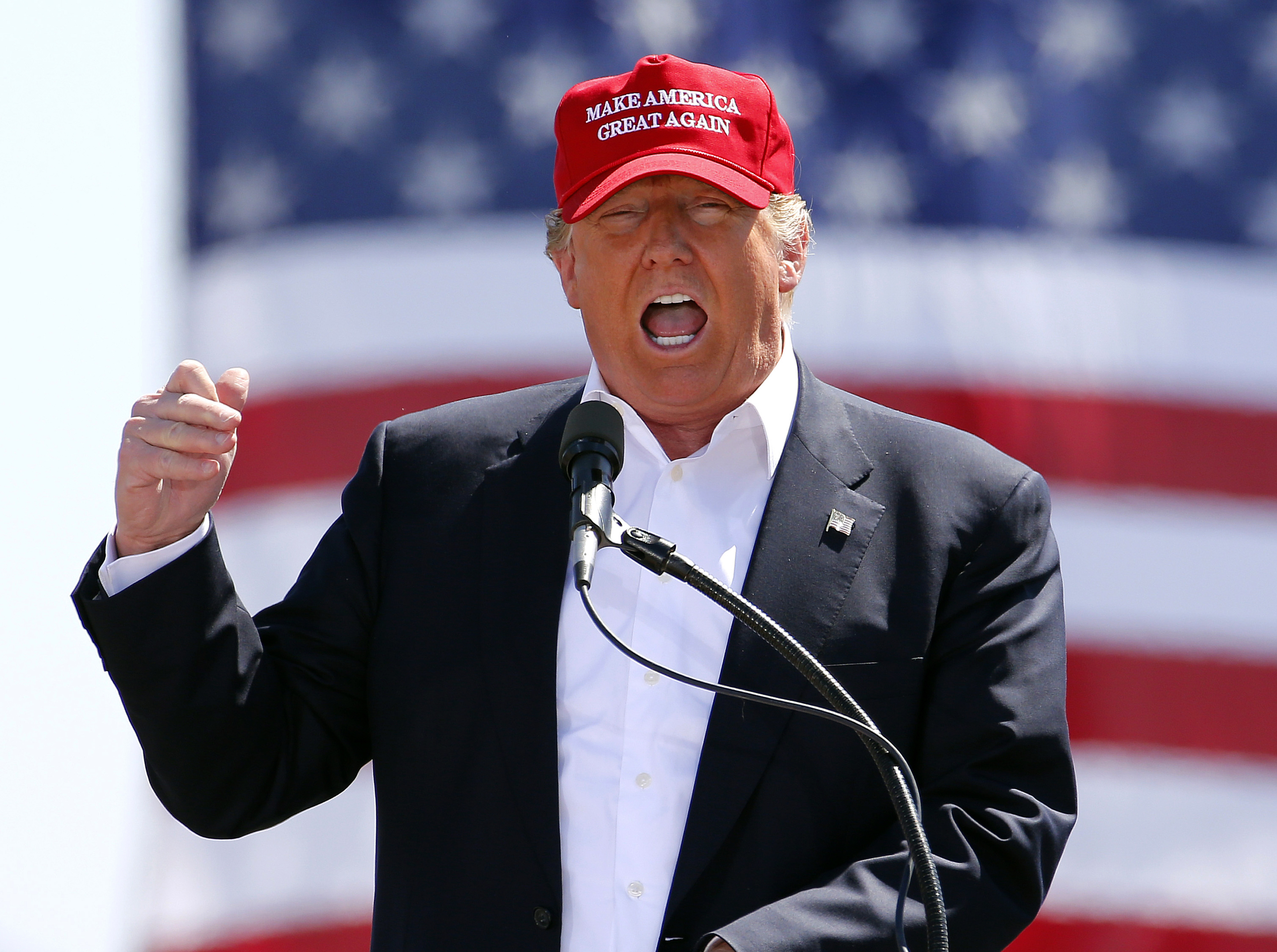 Protests against Trump risk backlash in GOP primary
