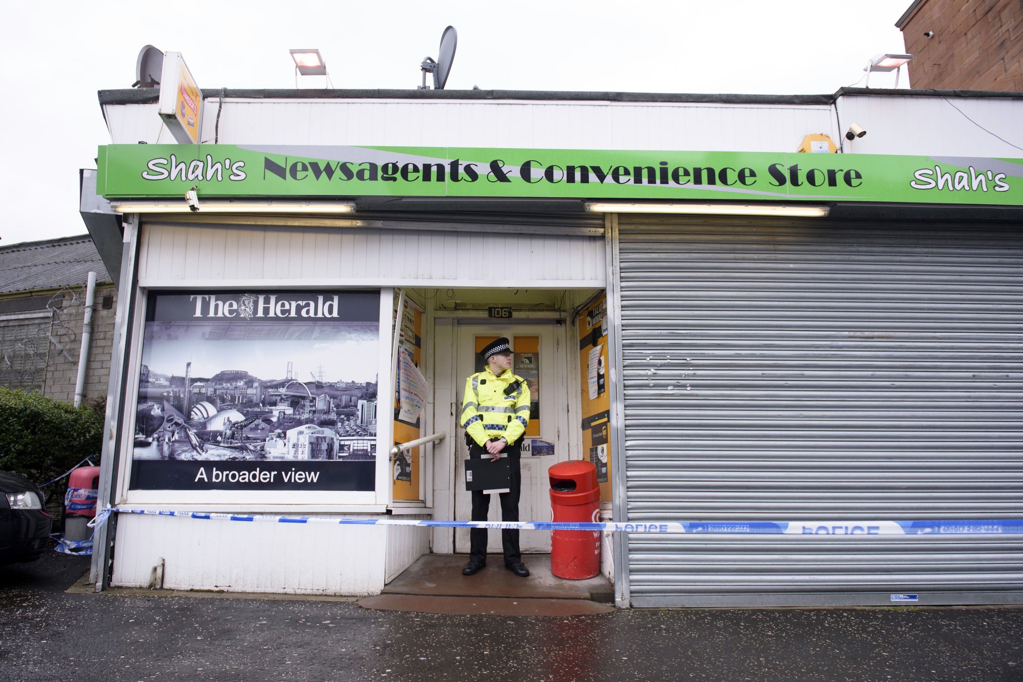 Scottish police investigate killing of Muslim shopkeeper