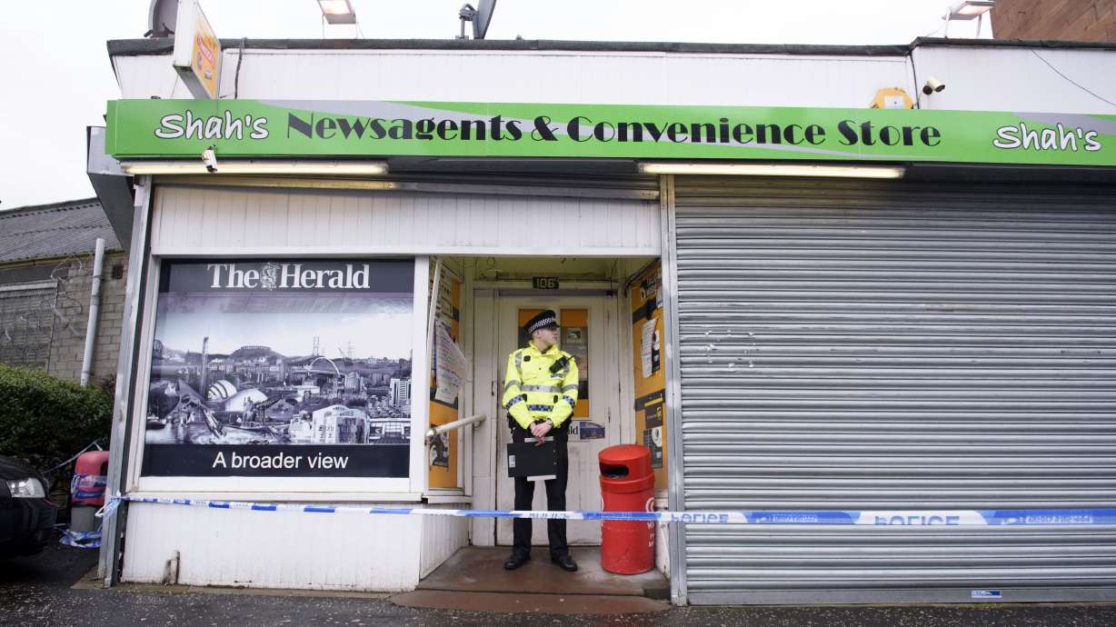 Scottish police investigate killing of Muslim shopkeeper