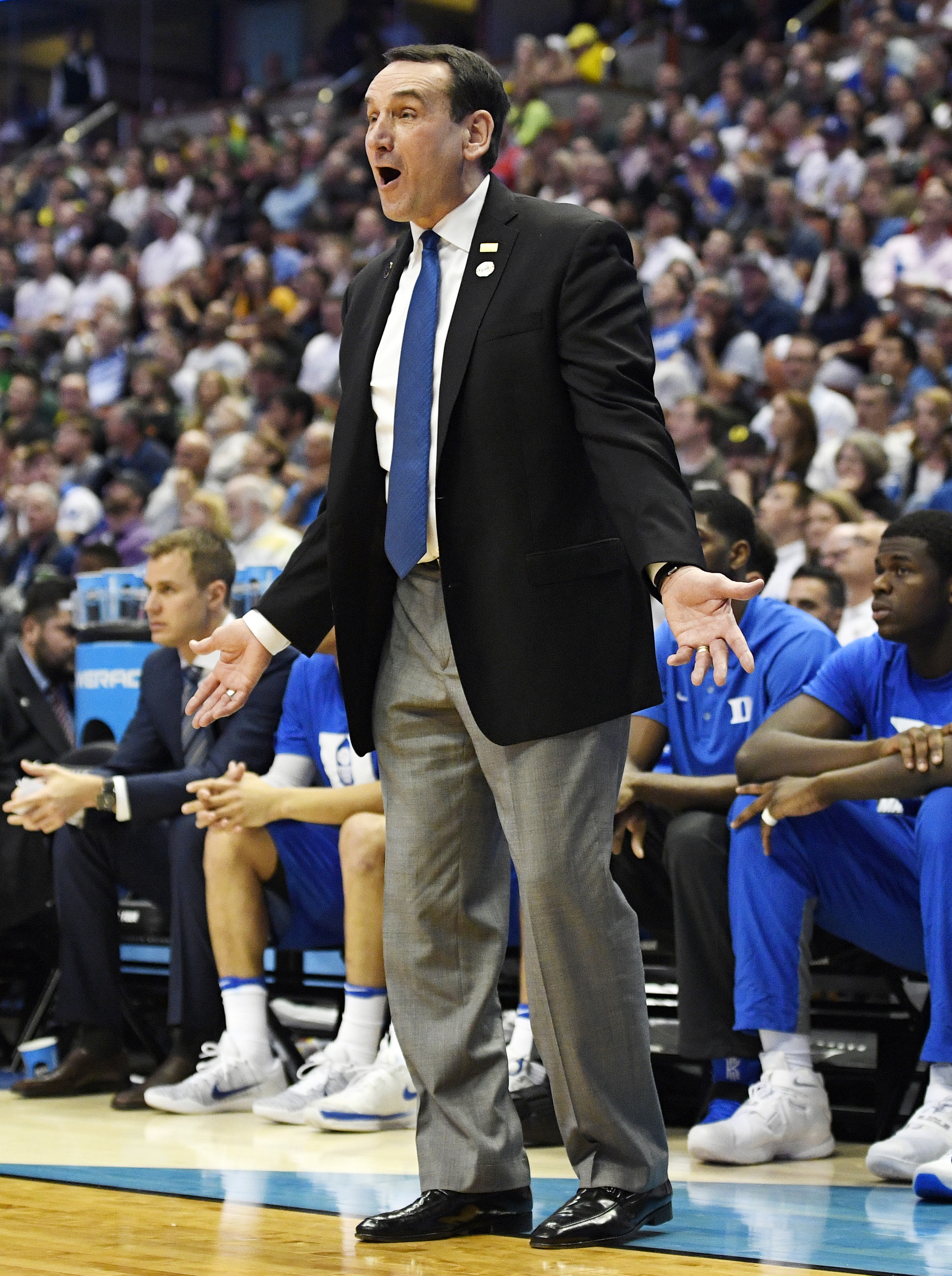 Coach K apologizes to Altman for postgame chat with Brooks