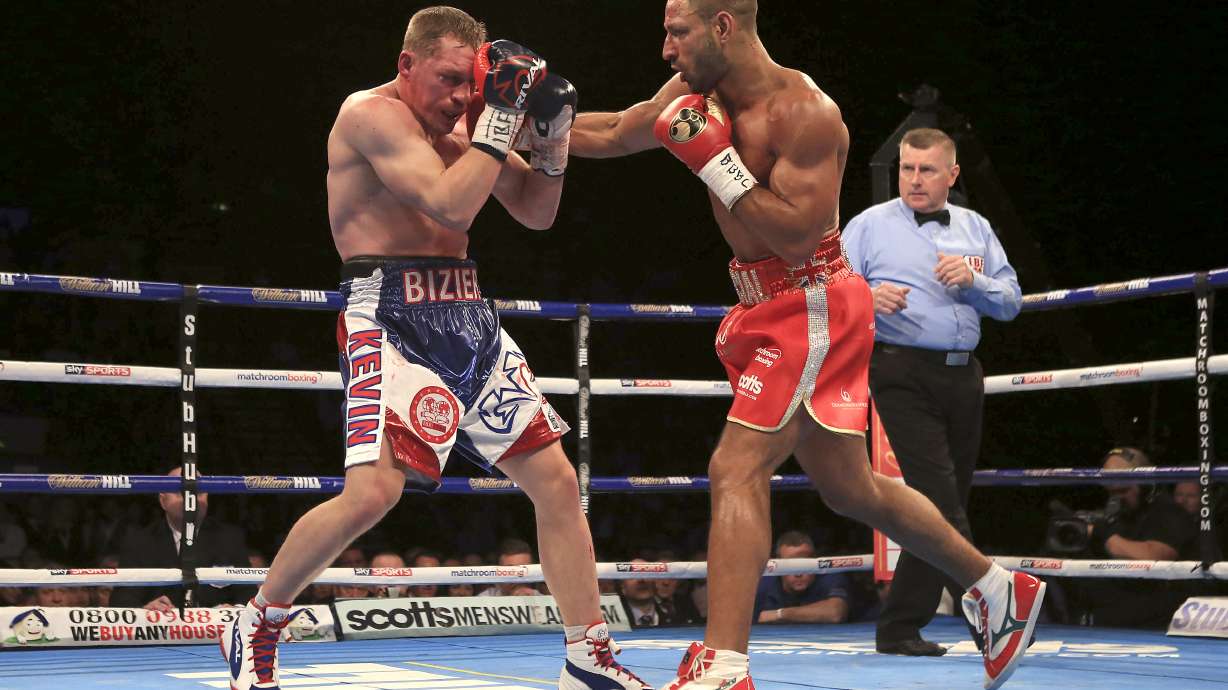 Brook stops Bizier in 2nd to keep IBF welterweight belt