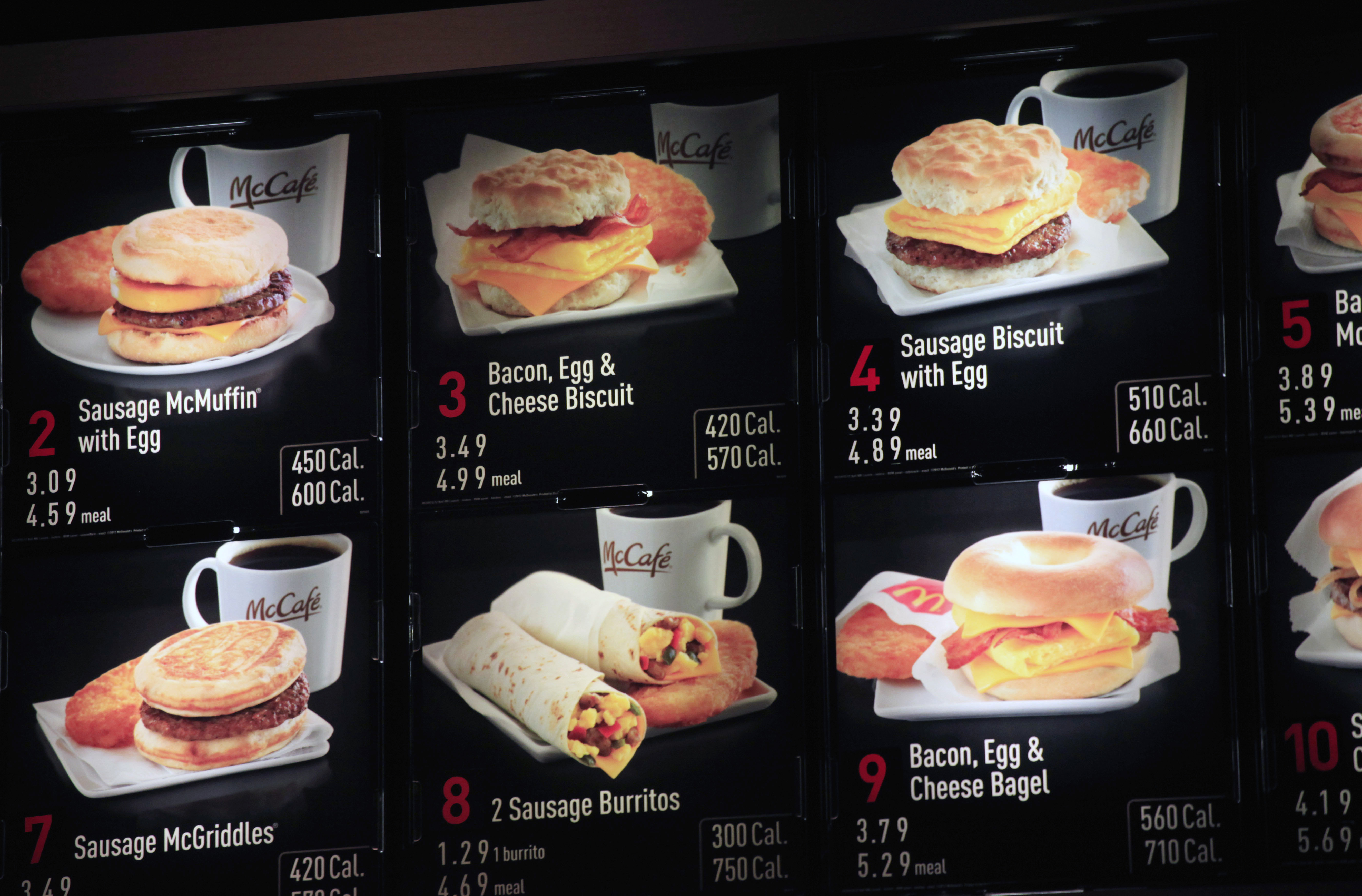 Calorie labels on menus delayed again — to next year