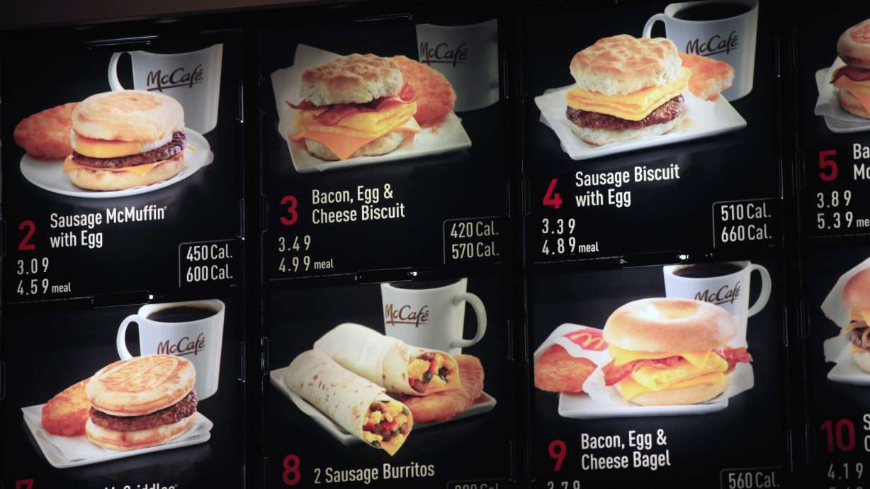 Calorie labels on menus delayed again — to next year