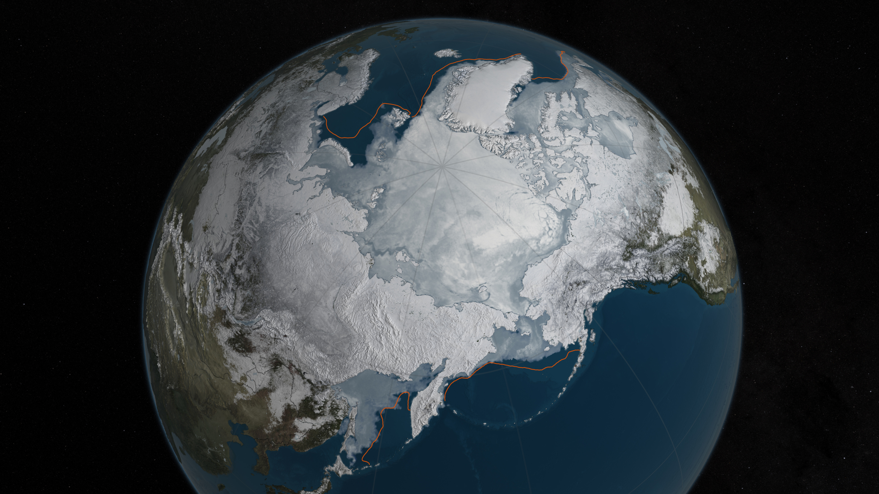 Arctic sea ice reaches new record low mark for wintertime