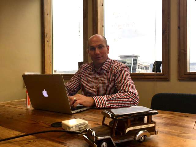 Jacob Munns, CEO of Perfect Pitch, pictured in his Lehi office. (Photo: Perfect Pitch)