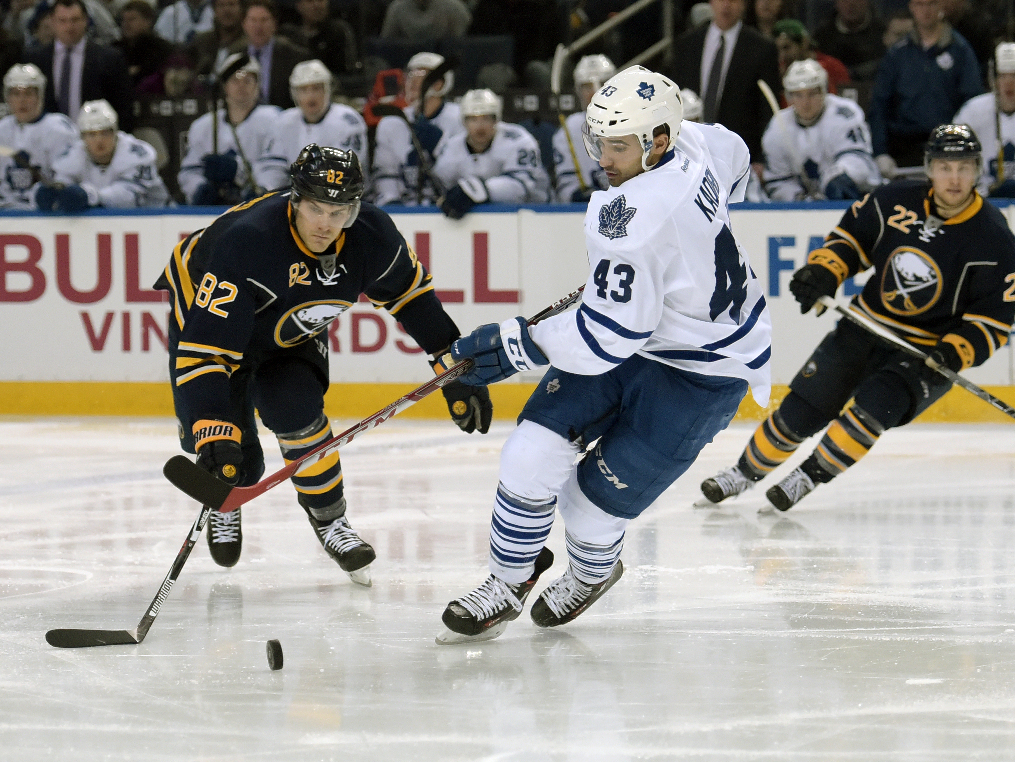 NHL fines 3 for embellishment, including Leafs Kadri $5,000